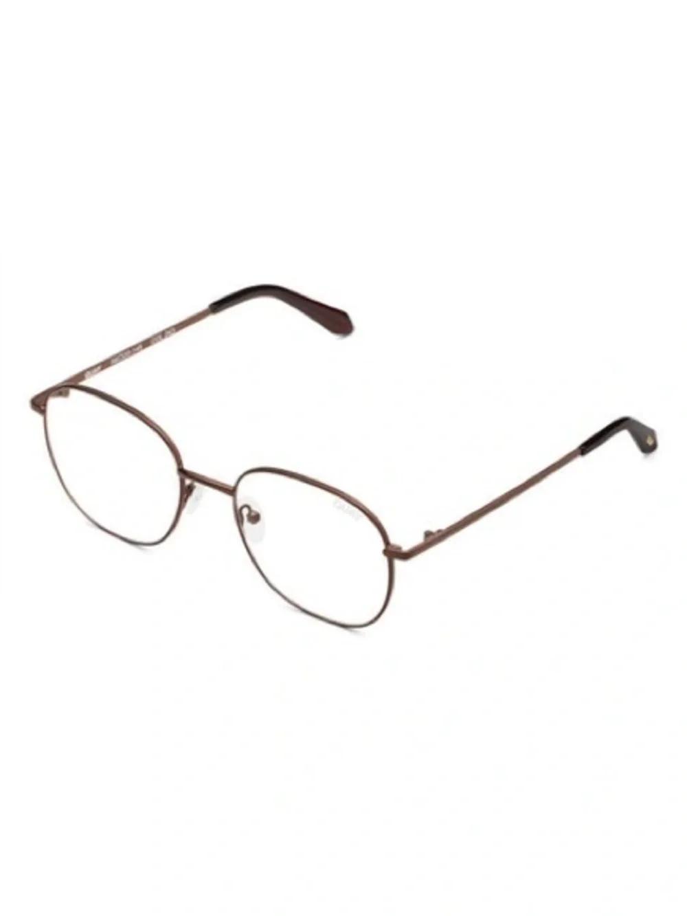 QUAY JEZABELL bluelight glasses- bronze metal frame/Bluelight lens - NWT! Unisex